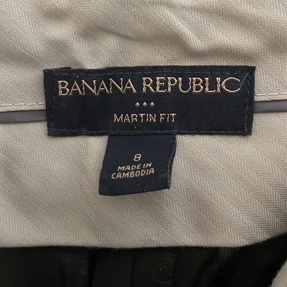 Beautiful Banana Republic Martin Cut Black pants- Sz 8 - Picture 3 of 8